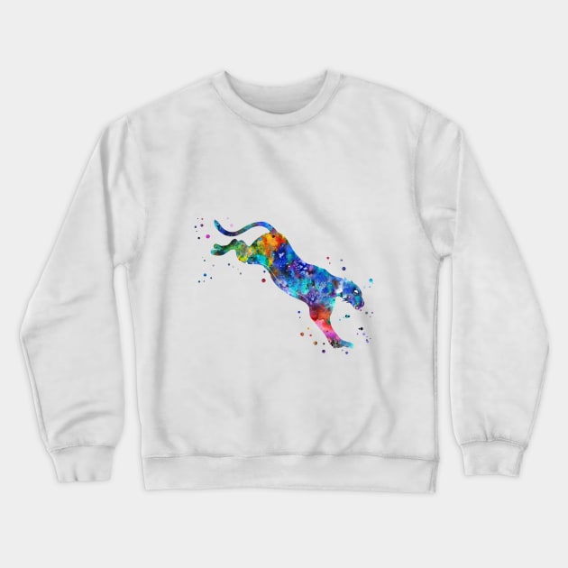 Cougar Crewneck Sweatshirt by RosaliArt
